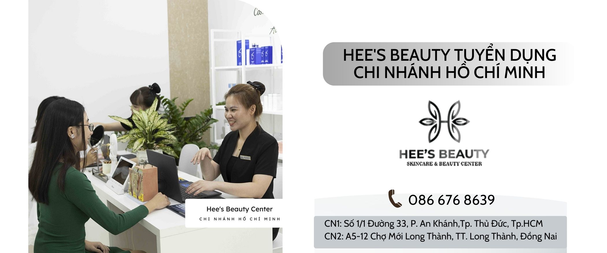 Hee's Beauty Tuyển Dụng Tập Trung Chi Nhánh Hồ Chí Minh